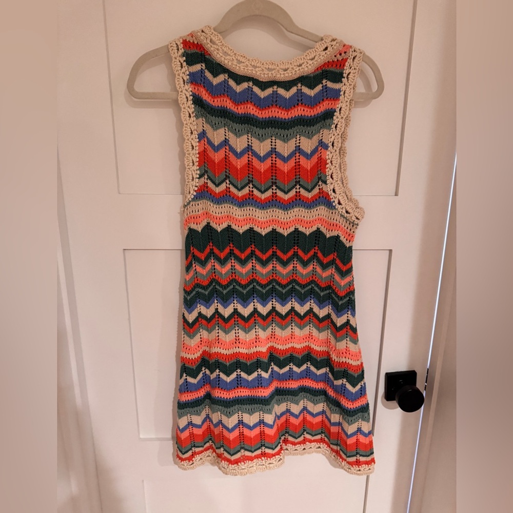 Free People Multicolor Chevron Knit Dress - Picture 3 of 3